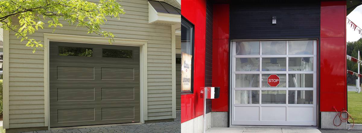 Residential or commercial garage doors